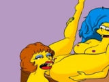 Mature Marge Simpson cheating hentai