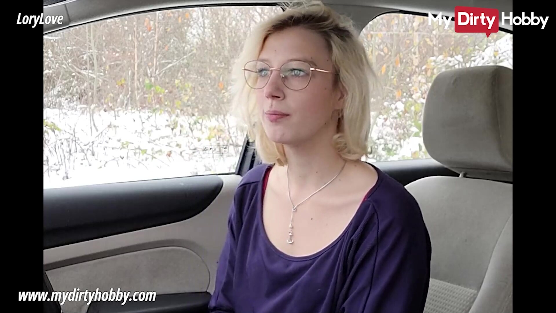 My Dirty Hobby – Gorgeous blonde plays with her pussy in public