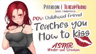POV: Friend Teaches You How to Kiss (Deep Tongue ASMR Session)