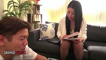 Japanese Office Beauty Risa Shimizu Delights Boss With Stellar Blowjob Skills In The