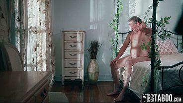 Big ass chubby MILF bride gets in a threesome with hubby and his big boobs ex
