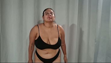 Sapphire jumps and bounces her big tits