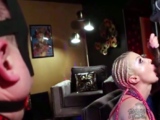 Blonde lady likes interracial creampie with dark skinned man