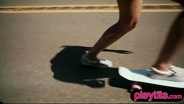 Big boobs slender stunning MILF gets naked outside and flaunts her sexy figure