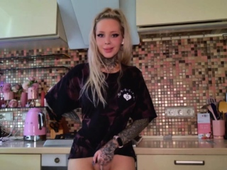 Busty blonde mature solo masturbation for webcam