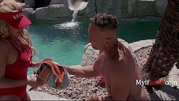 MILF Lifeguard Tutors Me On CPR Lessons